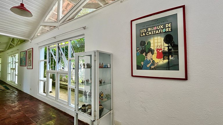 Casa pé na areia, espaço gourmet, região central