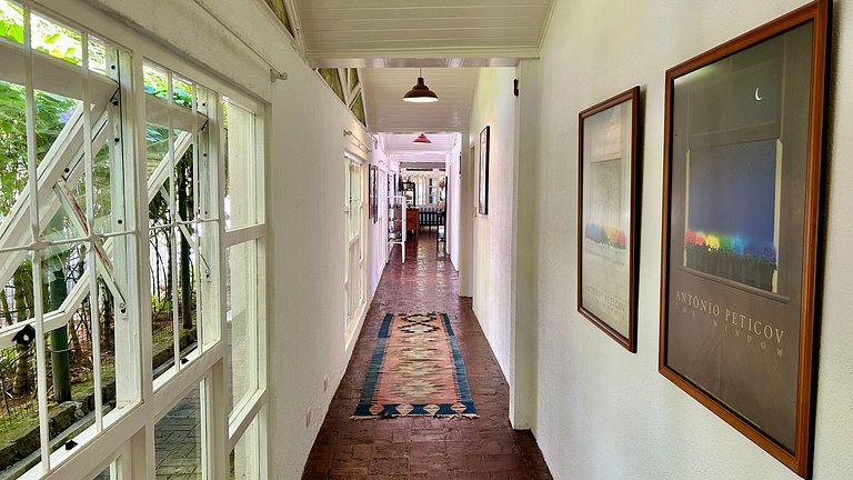 Casa pé na areia, espaço gourmet, região central