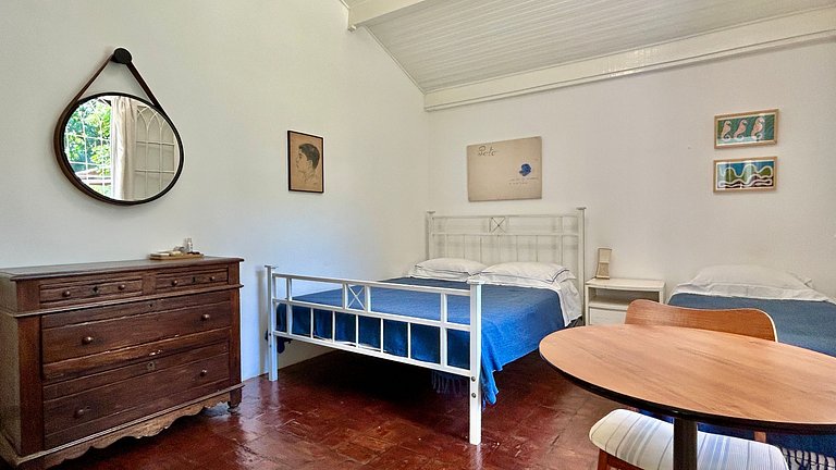 Casa pé na areia, espaço gourmet, região central