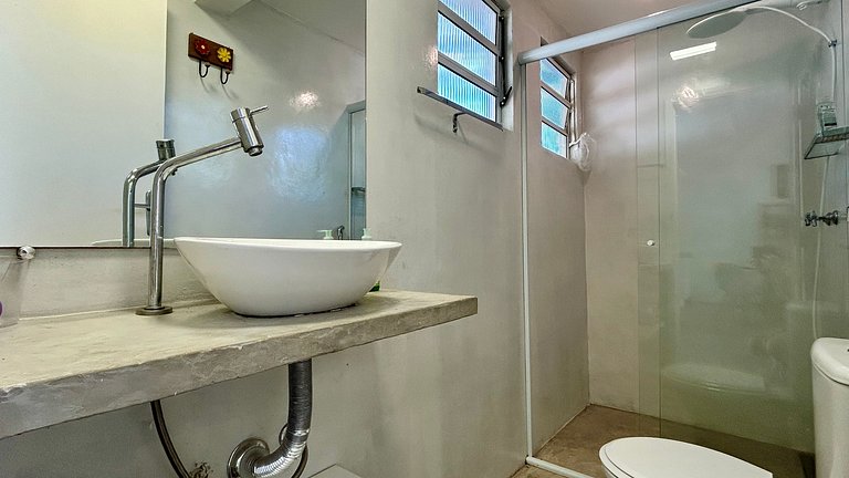 Casa pé na areia, espaço gourmet, região central