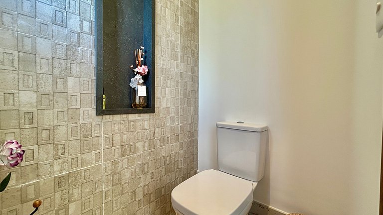 Exclusiva casa costeira, piscina aquecida, gourmet
