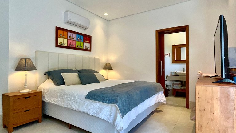 Exclusiva casa costeira, piscina aquecida, gourmet