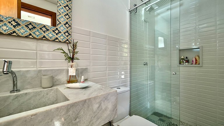 Exclusiva casa costeira, piscina aquecida, gourmet