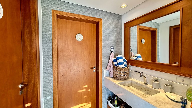 Exclusiva casa costeira, piscina aquecida, gourmet