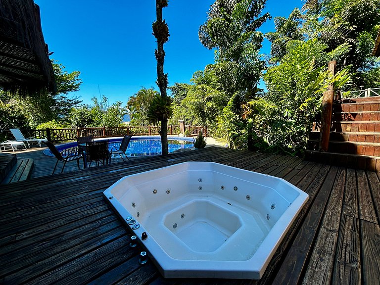 Um paraíso, com 2 terrenos, em condomínio à beira-mar na Pon