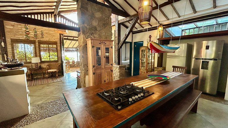 Jacuzzi aquecida, sauna e churrasqueira - Armação