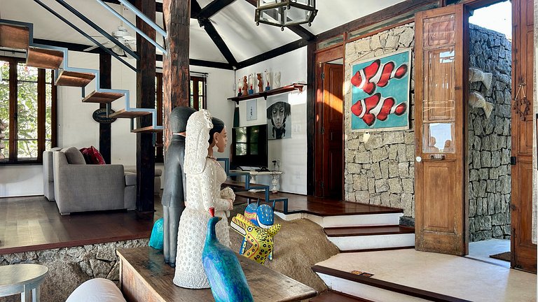 Piscina, espaço gourmet e vista