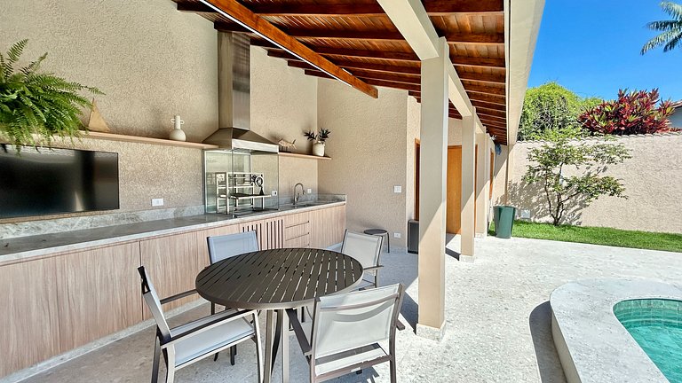 Piscina, gourmet a 50m da praia Itaquanduba
