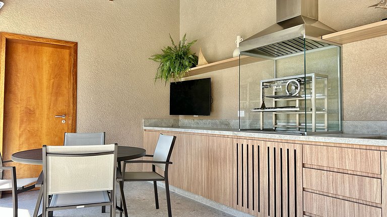 Piscina, gourmet a 50m da praia Itaquanduba