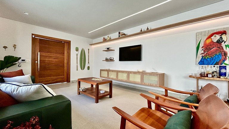Piscina, gourmet a 50m da praia Itaquanduba