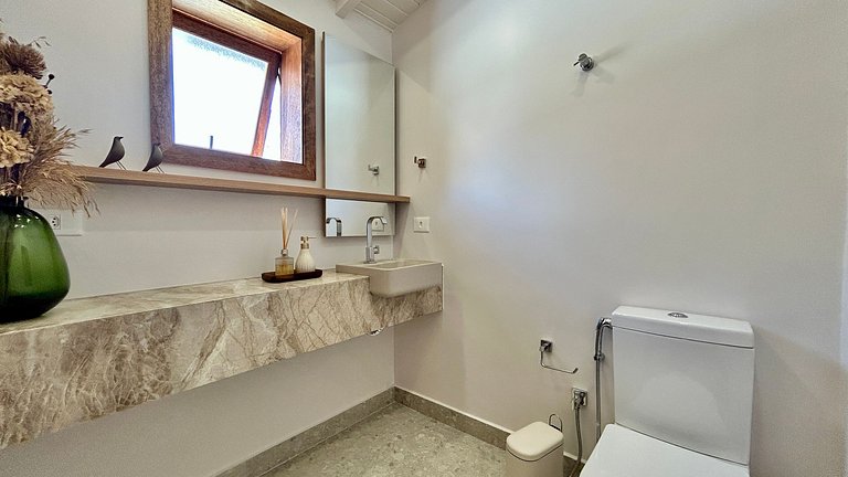 Piscina, gourmet a 50m da praia Itaquanduba