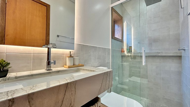 Piscina, gourmet a 50m da praia Itaquanduba