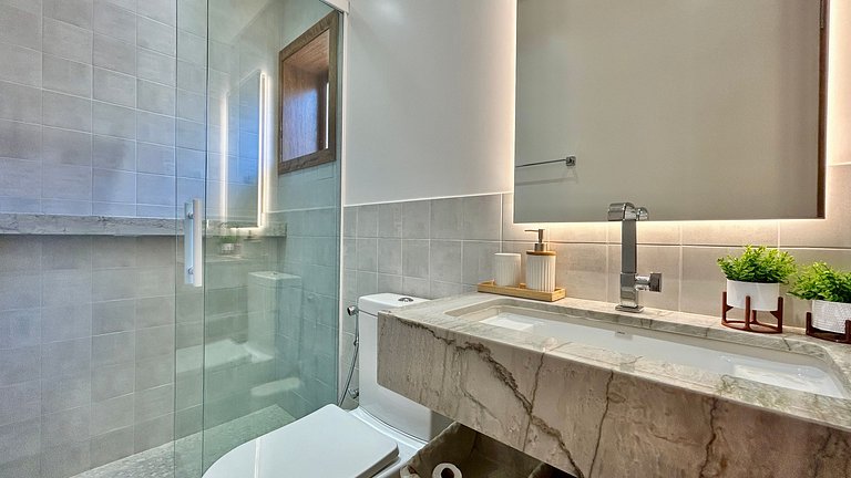 Piscina, gourmet a 50m da praia Itaquanduba