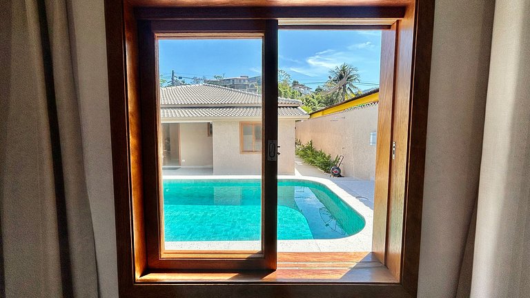 Piscina, gourmet a 50m da praia Itaquanduba